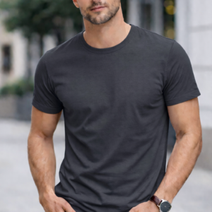 Camiseta 100% Algodão - Chumbo