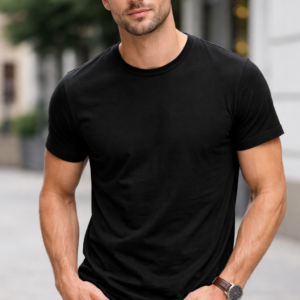 Camiseta 100% Algodão 30.1 - Preto