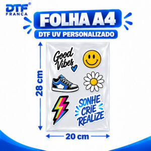 DTF UV Personalizado DTF Franca