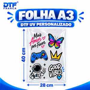DTF UV Personalizado DTF Franca