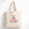 Ecobag Estampada Hair Stylist – Algodão Cru 38×40 cm