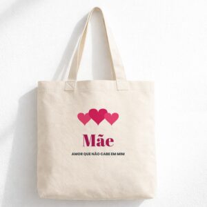 Ecobag estampada Mãe