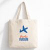 Ecobag Estampada Partiu Viagem – Algodão Cru 38×40 cm