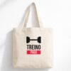 Ecobag Estampada Treino Pago – Algodão Cru 38×40 cm