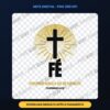 Arte Digital Fé – Filipenses 4:13 – PNG Transparente 300 DPI